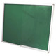 Pinning Display Case (1200 x 900 mm - Green), Framed Pinning Display Board with a Green Writing Surface and Silver Aluminium Border for Effective Display and Information Presentation.