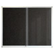 Pinning Display Case, Black Coloured Pinning Display Case Measuring 1500 x 1200 mm.