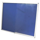 Pinning Display Case, 1500*1200mm in Royal Blue color with aluminum frame.