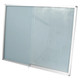 Pinning Display Case, grey color with dimensions 1500x1200mm, suitable for showcasing products or notices in retail or office settings.