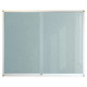 Pinning Display Case, 1500*1200mm Grey color, designed for displaying and pinning items in an office or retail environment.