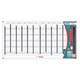 Magnetic Year Planner (2400 x 1200 mm), Large Wall-Mounted Month-by-Month Calendar with Magnetic Strips and Labels for Organising Yearly Schedules.