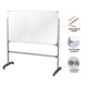 T-Leg Set, adjustable width whiteboard with horizontal support and lockable casters for mobility and stability, designed for boards from 1600mm to 2400mm.