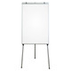 Flipchart Non-Magnetic Standard (1000*640mm) BD9131, white portable whiteboard with metal frame and stand for presentations and meetings.