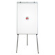 Flipchart Magnetic Standard (1000 x 640 mm) BD9132, White Magnetic Flipchart on Adjustable Stand.
