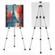 Adjustable Aluminium Easel BD9135, portable painting easel with adjustable height features and sturdy tripod design.