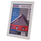 Poster Frame (A0 - 1230*870mm - Single Mitred - Econo) BG3200, white photo frame with poster display and instructions.