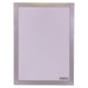 Product A3 Magnetic Self Adhesive Poster Frame (440 x 320 mm) BG4103, a Sleek Grey Frame with a Magnetic Front and Self-Adhesive Backing for Easy Poster Display and Replacement.
