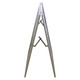 Product A-Frame Poster Frame (Sandwich A1) BG8101, a silver sandwich A1-sized A-Frame poster display stand with adjustable hinges for easy poster presentation.