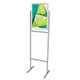 Poster Frame Stand (A2 - Double Sided - Castors) | Double Sided Poster Stand | Office Stock