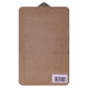 Clipboard (A4 - 355 x 230 mm - White) CB3000, Blank White Clipboard with Metal Clip at the Top for Holding Papers.