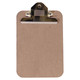 Clipboard Masonite (A5) CB3010, a Brown Hardboard Clip Clipboard with Metal Clip for Secure Paper Holding.