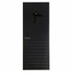Glass Clock with Notes (200 × 580 mm - Black) Glass Clock with Notes (200 × 580 mm - Black)
