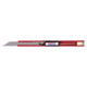 Craft Knife Metal Red CK1010R, a red metal craft knife with a sharp, silver blade for precise cutting and crafting projects.