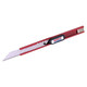 Craft Knife Metal Red CK1010R, handheld utility knife with adjustable blade and red metal body.
