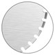 Craft Knife Rotary Blades 28mm Perforate CK1112, metallic circular rotary blade with perforations for craft cutting.