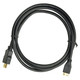 HDMI Male To Mini HDMI Cable, 2 meters long, black color, with gold-plated connectors for high-speed data transfer.