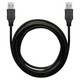 USB 2.0 (A Male to A Male) Cable, 1.8 Meters, black with silver connectors, product CL2002. USB 2.0 (A Male to A Male) Cable, 1.8 Meters, black with silver connectors, product CL2002.