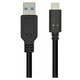 USB 3.0 CM To AM 2 Meters cable, black USB 3.0 to USB Type A cable with 2-meter length for connecting devices.