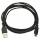 USB 3.0 CM To AM 3 Meters Cable, long black USB cable with Type A and Type C connectors for high-speed data transfer.