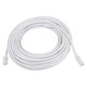 Network Cable (Cat 6 - 5 Meters) CL3005, white Ethernet cable coiled with RJ45 connectors at both ends for high-speed internet connection.