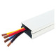 Aluminium Conduit 22 x 11 x 2900mm White, electrical conduit with multiple colored wires inside for electrical wiring installation. Aluminium Conduit 22 x 11 x 2900mm White, electrical conduit with multiple colored wires inside for electrical wiring installation.