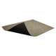 Floor Protector Ribbed Non-Slip 1200 x 850 x 5.5mm Spice CP1044Q, sample of a textured, slip-resistant floor mat with ribbed surface and black backing material.