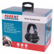 Parrot Wired Headphones, product packaging with image of black wired headphones and features listed.