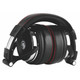 Parrot Wired Headphones Pro CT3013, black over-ear studio headphones with cushioned ear cups and adjustable headband for professional audio listening.