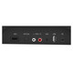 Parrot Speaker Sound Bar + 5.25 Inch Wireless Sub Incl Wall Bracket CT3018, image showing the back panel with various input and output ports including HDMI ARC, optical, RCA, AUX, USB, and DC power connector.