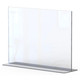 Menu Holder Acrylic Double-sided - A4 Landscape - Box 5 DP0204L-Z, Transparent Acrylic Menu Display Stand Suitable for Restaurant or Cafe Menus