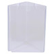 A5 Three Sided Acrylic Table Talker DP0305, clear acrylic trifold signage display for menus and information.