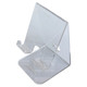 Acrylic Tablet or Phone Stand DP0402, transparent acrylic stand for holding tablets and smartphones.