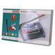 Guillotine, A4 paper cutter for 10 sheets with 343mm cutting length, packaged in a box with product image and specifications.