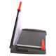 Guillotine, 343mm cutting length, capable of cutting 10 sheets of A4 paper, model GU2010, professional paper cutting guillotine with safety guard and adjustable paper guide.