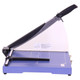 Guillotine Steel Base (310mm - 20 Sheets - A4), a heavy-duty paper cutter with a steel base, a sharp blade, and a safety guard for precise cutting of up to 20 sheets of A4 paper.