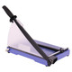 Guillotine Steel Base (310mm - 20 Sheets - A4) GU4010, a paper cutting machine with a steel base and a black handle for precise cutting.