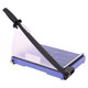 Guillotine Medium Duty (360mm - 40 Sheets - A4), a professional paper cutting machine with a blue base, black handle, and safety guard for precise slicing of documents up to 40 sheets.