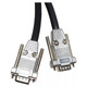 Cable - 15 Pin Male To Female VGA (10M), close-up image of a VGA extension cable with metal connectors and black cable.