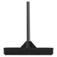 Janitorial Rubber Broom (300mm) JA0104, sturdy black rubber broom head with a metal handle for efficient cleaning.