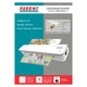 Laminating Pouches, A4 Gloss 220x310mm, 160 Microns thick, box of 100, transparent gloss finish for document protection and professional presentation.