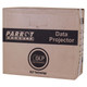 Projector Dlp XGA 3700 Ansi Short Throw OPX309, cardboard box packaging for data projector with DLP technology.