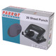 Steel Hole Punch, navy blue 20 sheets capacity office and home use puncher