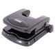 Steel Hole Punch (30 Sheets - Black), a compact black steel hole puncher with a sturdy base, designed for punching multiple sheets of paper efficiently.
