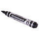 Whiteboard Markers, image of a pack of 10 black bullet tip whiteboard markers with a 3mm nib.