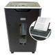 Paper Shredder S801, black office paper shredder with auto feed and cross cut security for shredding up to 60 sheets of paper.