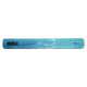 Parrot Flexible Ruler 30 cm Blue SA0030D, Blue Plastic Ruler with Measurement Markings and Branding.