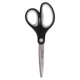 Parrot Scissors 18cm - Grey, a pair of scissors with black and grey ergonomic handles and stainless steel blades for precision cutting.
