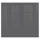 Decorative Glass Wall Tile (598 X 650 X 6mm) Gun Metal