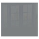 Decorative Glass Wall Tile (598 x 650 X 6mm) Metallic Silver